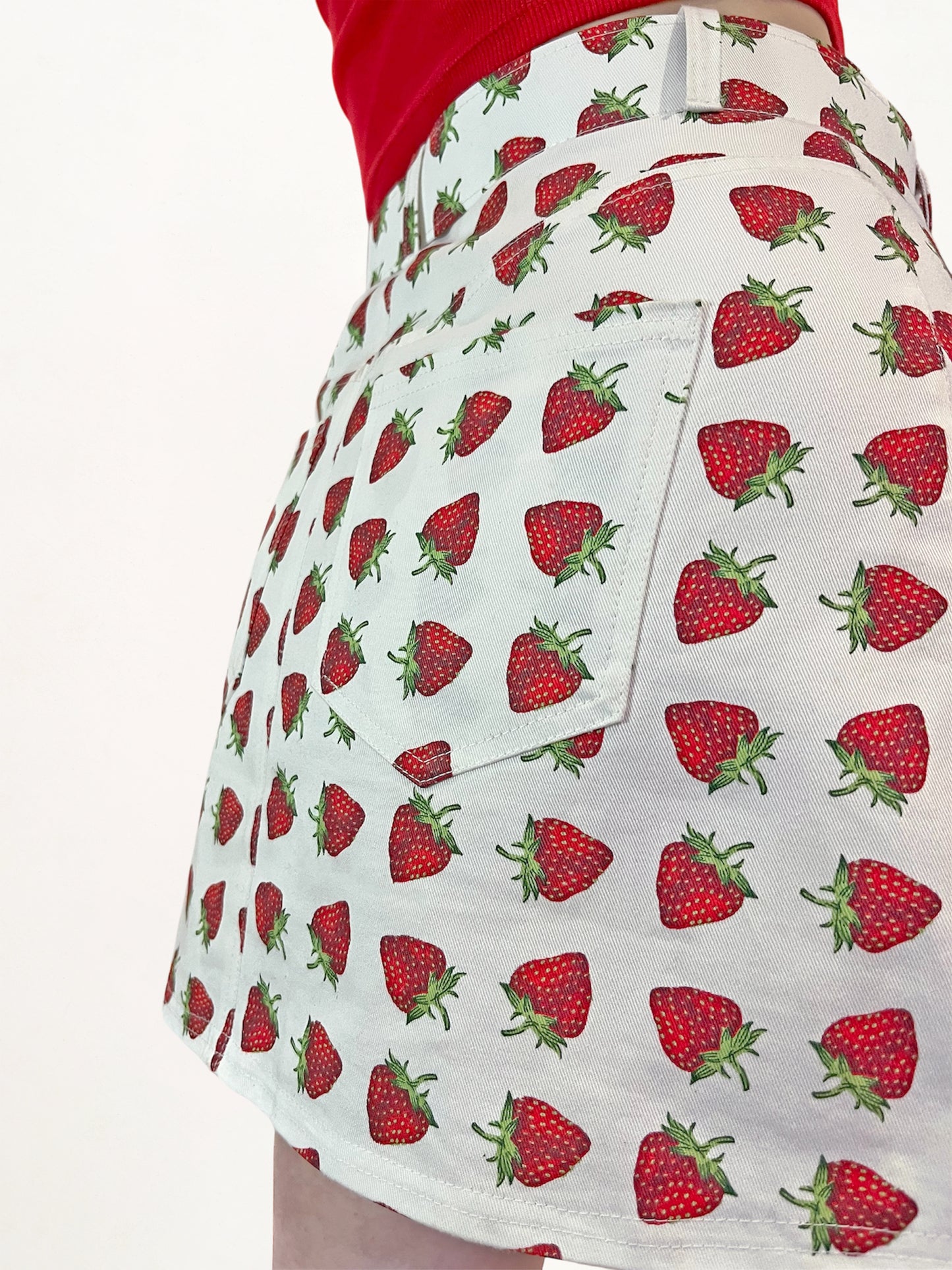 Strawberry Sweetness Miniskirt