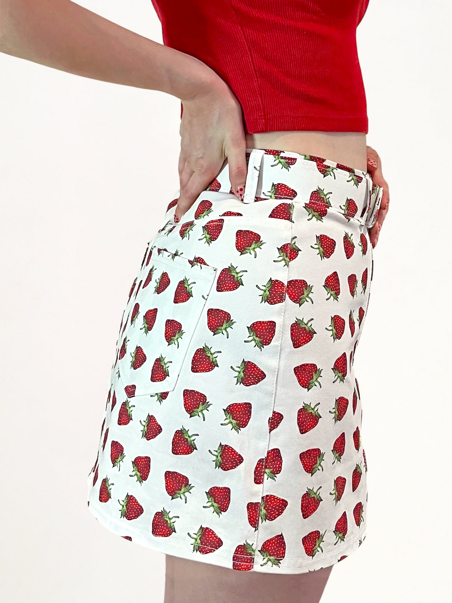 Strawberry Sweetness Miniskirt