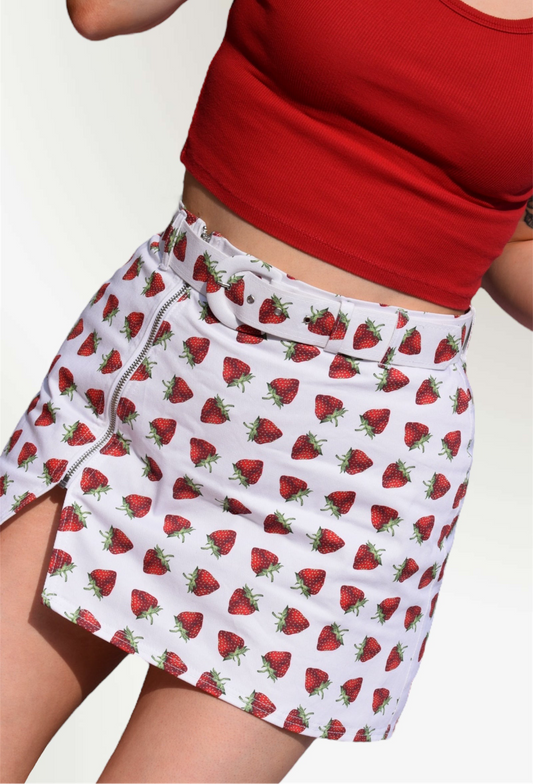 Strawberry Sweetness Miniskirt
