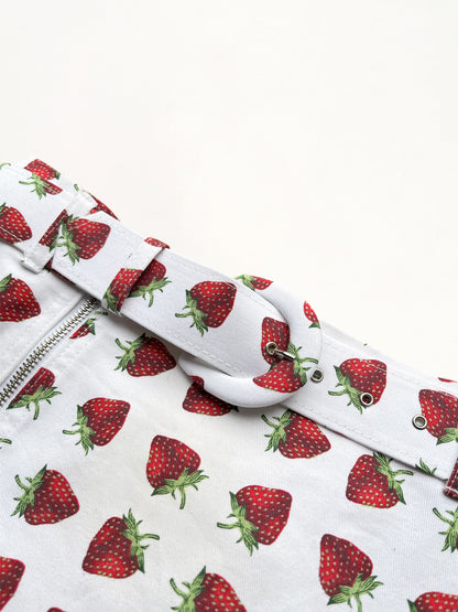 Strawberry Sweetness Miniskirt